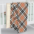 Load image into Gallery viewer, Plaid Beige Sherpa Fleece Blanket