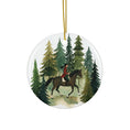 Load image into Gallery viewer, Horse Ride In Forest Ornament