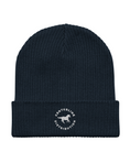 Load image into Gallery viewer, CD Horse Badge Ribbed Beanie