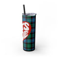 Load image into Gallery viewer, Let's Ride Plaid Skinny Tumbler
