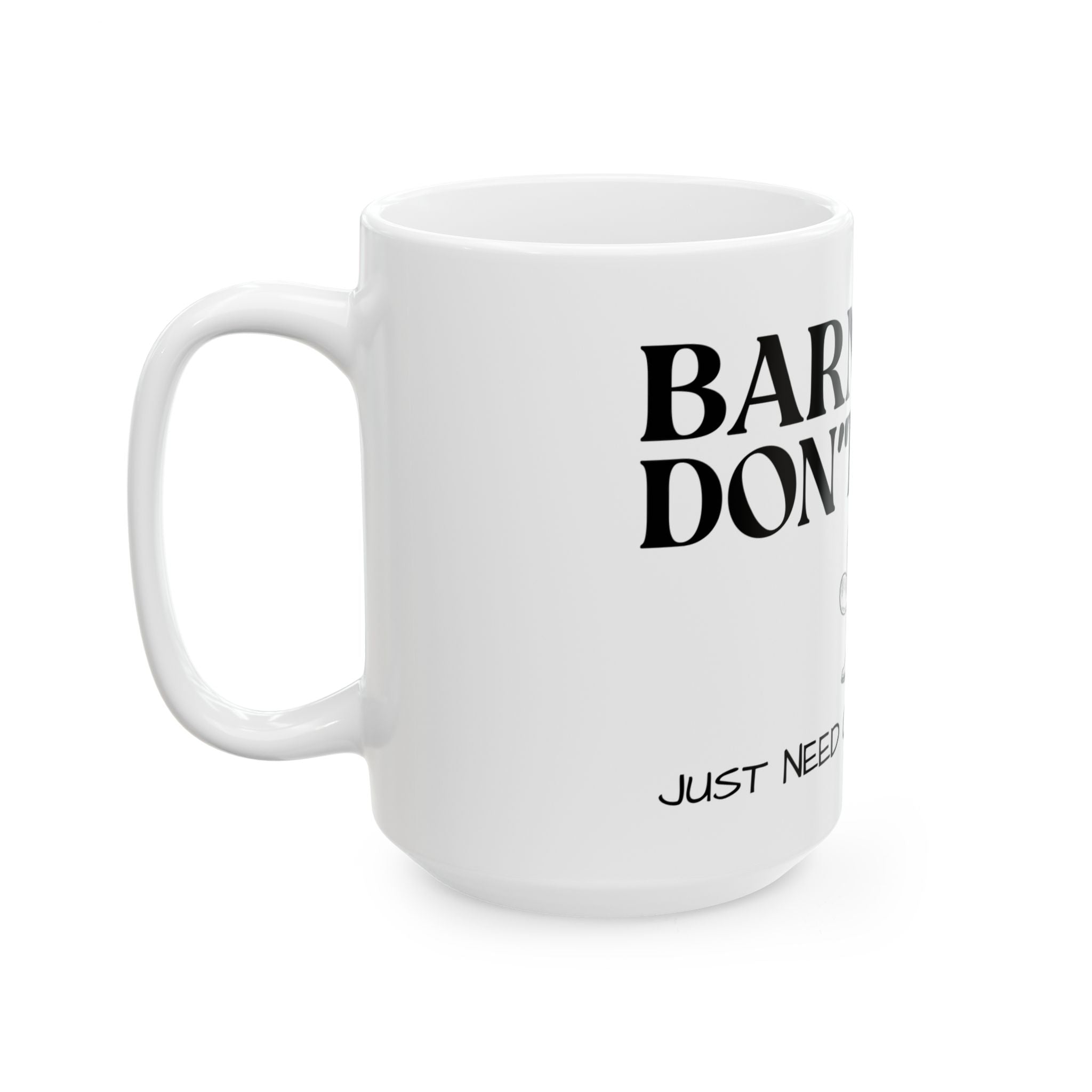 Barn Hair & Caffeine Ceramic Mug | Funny Coffee Cup | Gift for Cowgirls, Country Lovers, Rustic Kitchen Decor