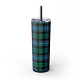 Load image into Gallery viewer, Let's Ride Plaid Skinny Tumbler
