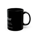 Load image into Gallery viewer, Riding Instructor Black Ceramic Mug

