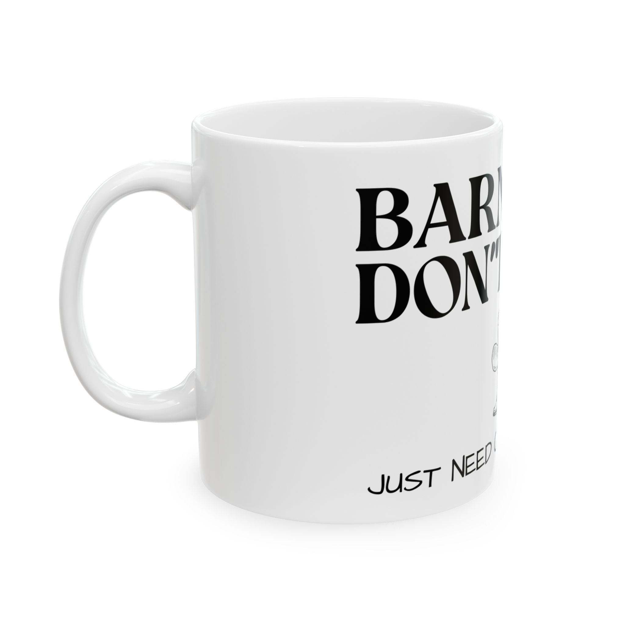 Barn Hair & Caffeine Ceramic Mug | Funny Coffee Cup | Gift for Cowgirls, Country Lovers, Rustic Kitchen Decor