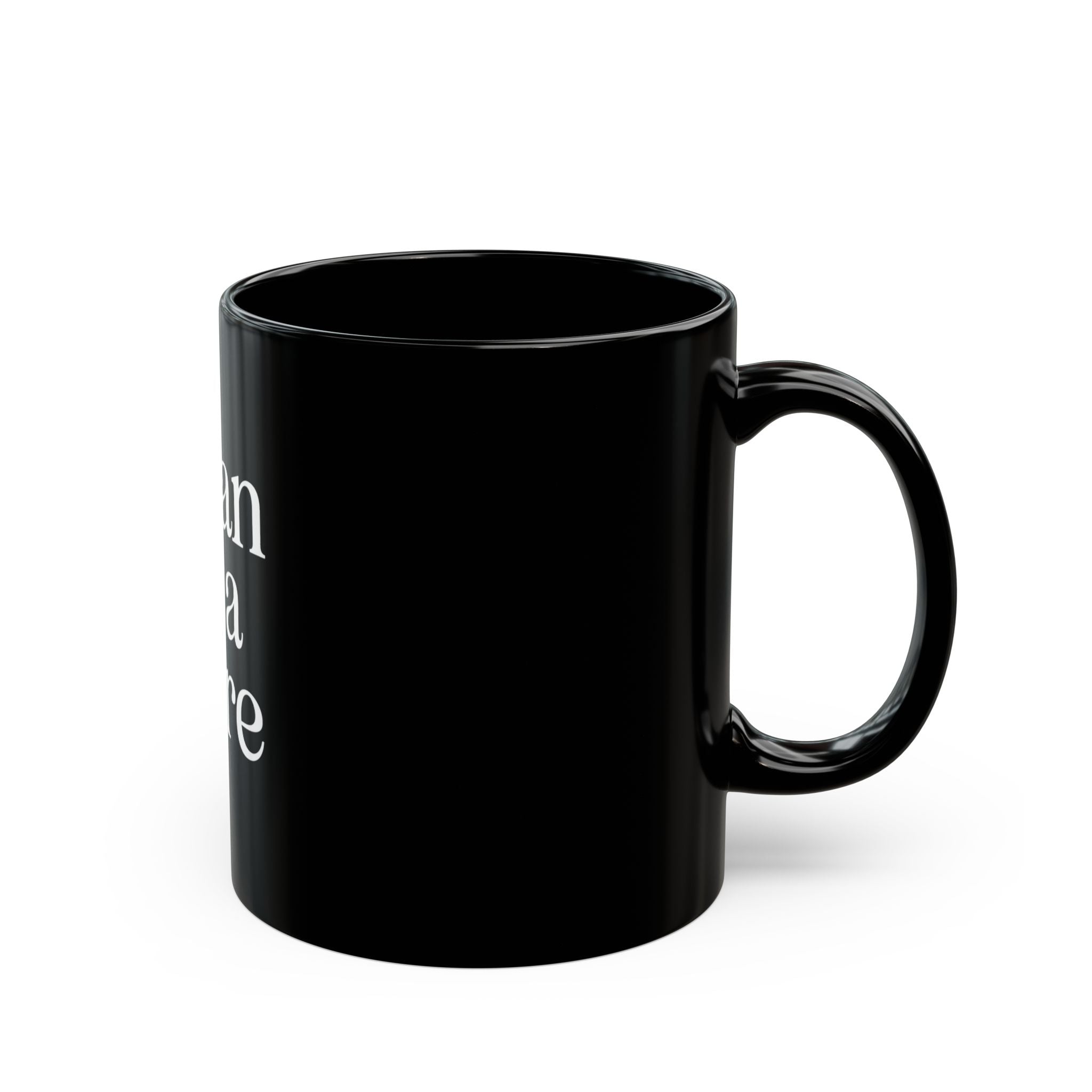 Mean as a Mare Black Ceramic Mug