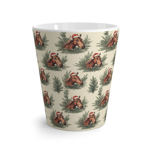 Christmas Horse Latte Mug