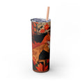 Load image into Gallery viewer, Crimson Gallop Skinny Tumbler
