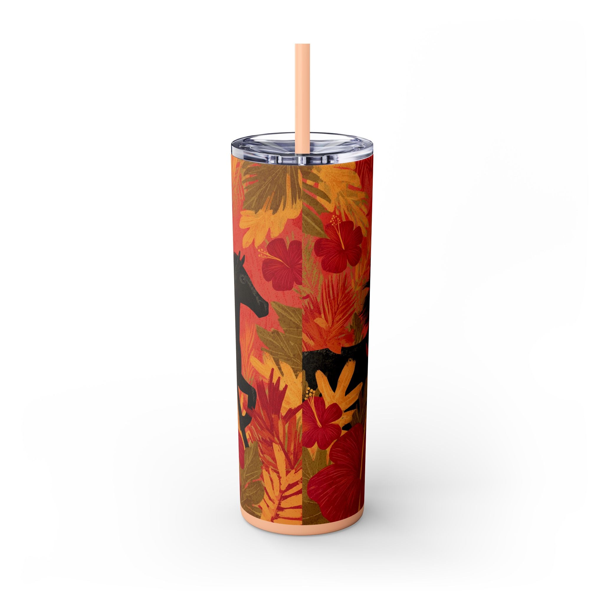 Forward in Flame Skinny Tumbler