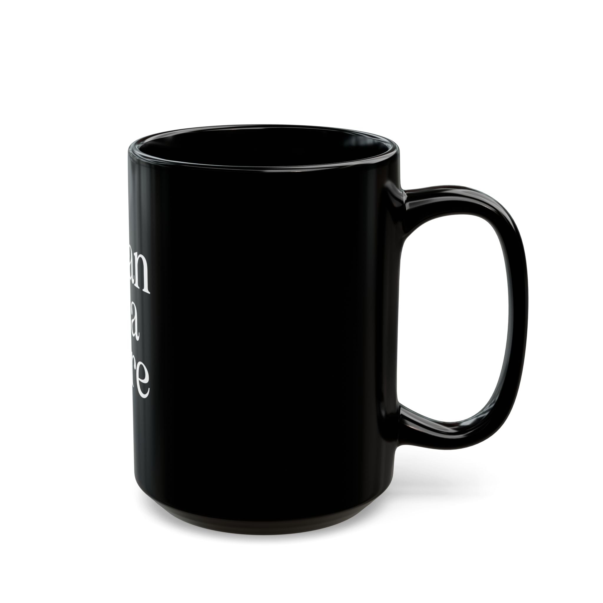 Mean as a Mare Black Ceramic Mug
