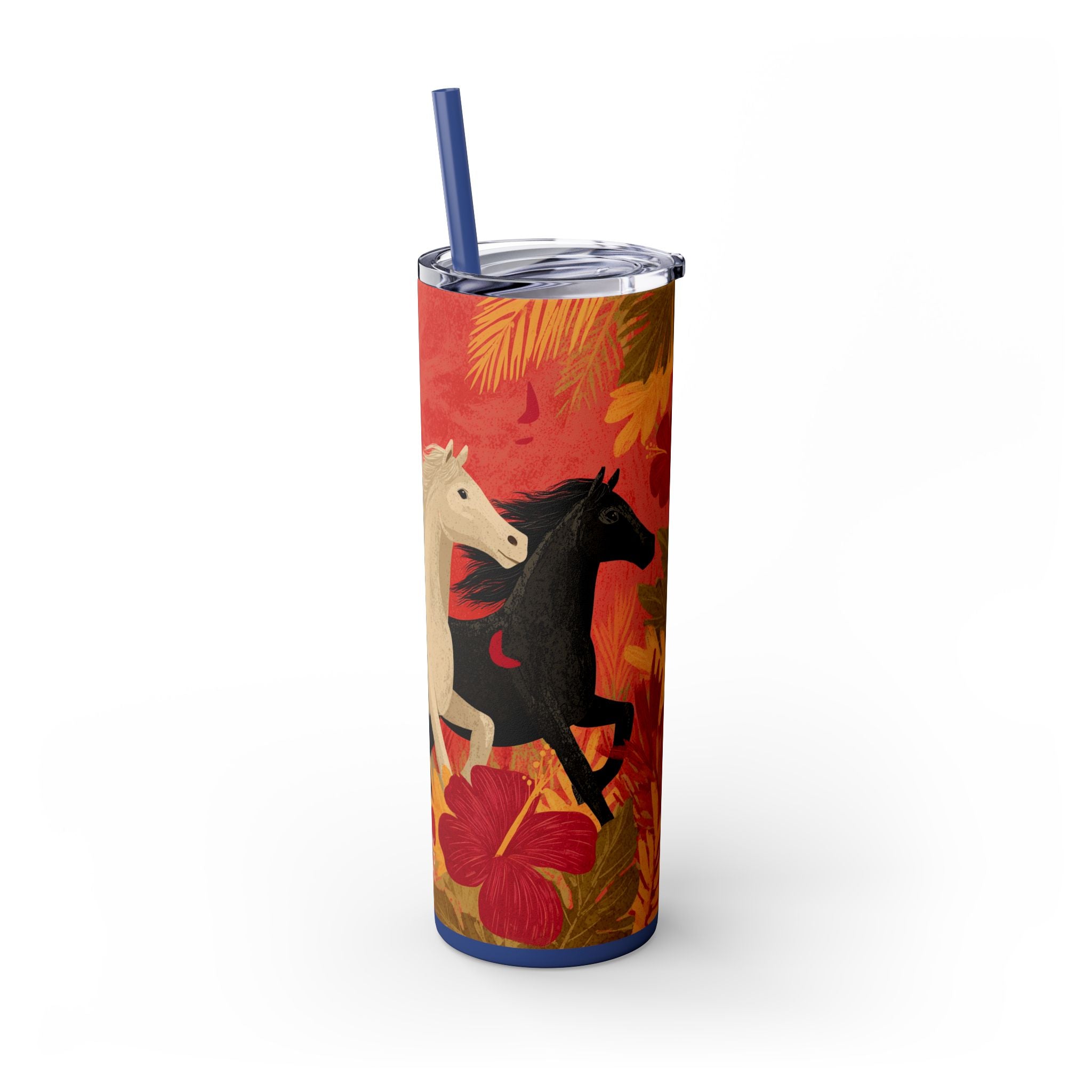 Forward in Flame Skinny Tumbler