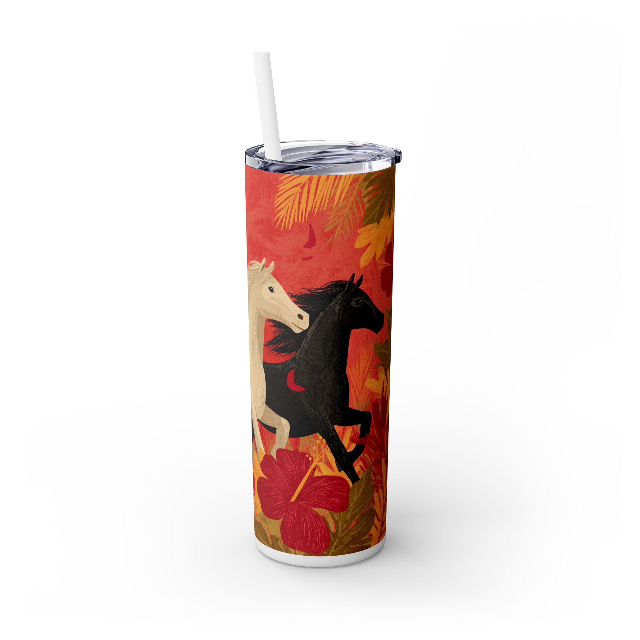 Forward in Flame Skinny Tumbler