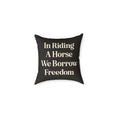 Load image into Gallery viewer, Gallop Into Freedom Canvas Pillow
