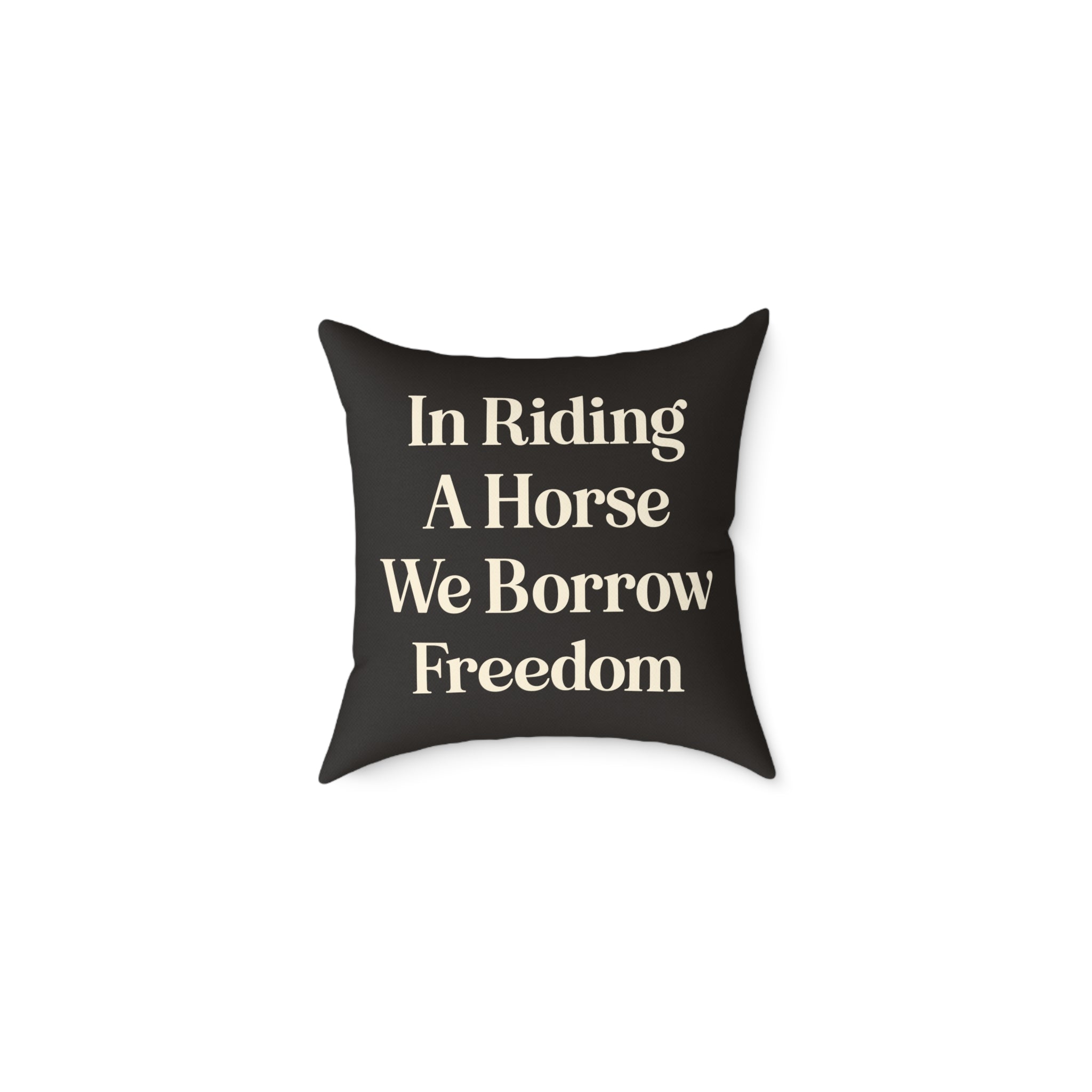 Gallop Into Freedom Canvas Pillow