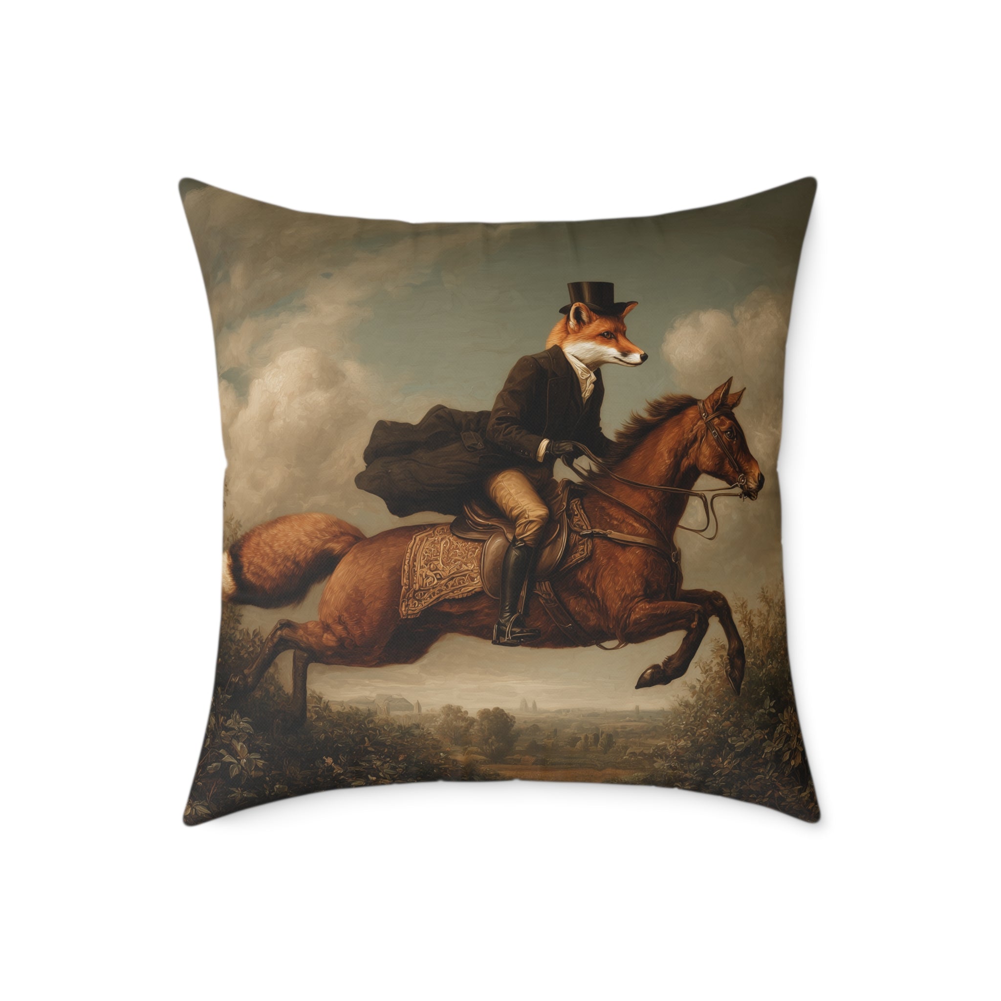 The Dapper Fox Pillow