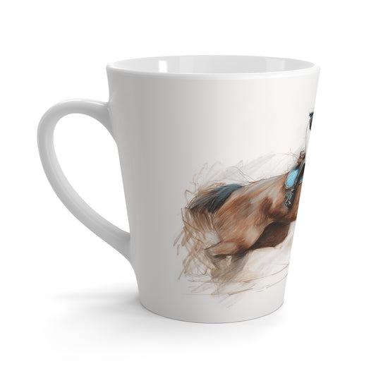 Equestrian Rider Latte Mug
