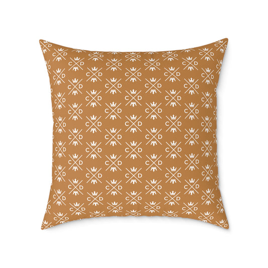 CD Logo Icon Canvas Pillow