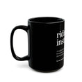 Load image into Gallery viewer, Riding Instructor Black Ceramic Mug
