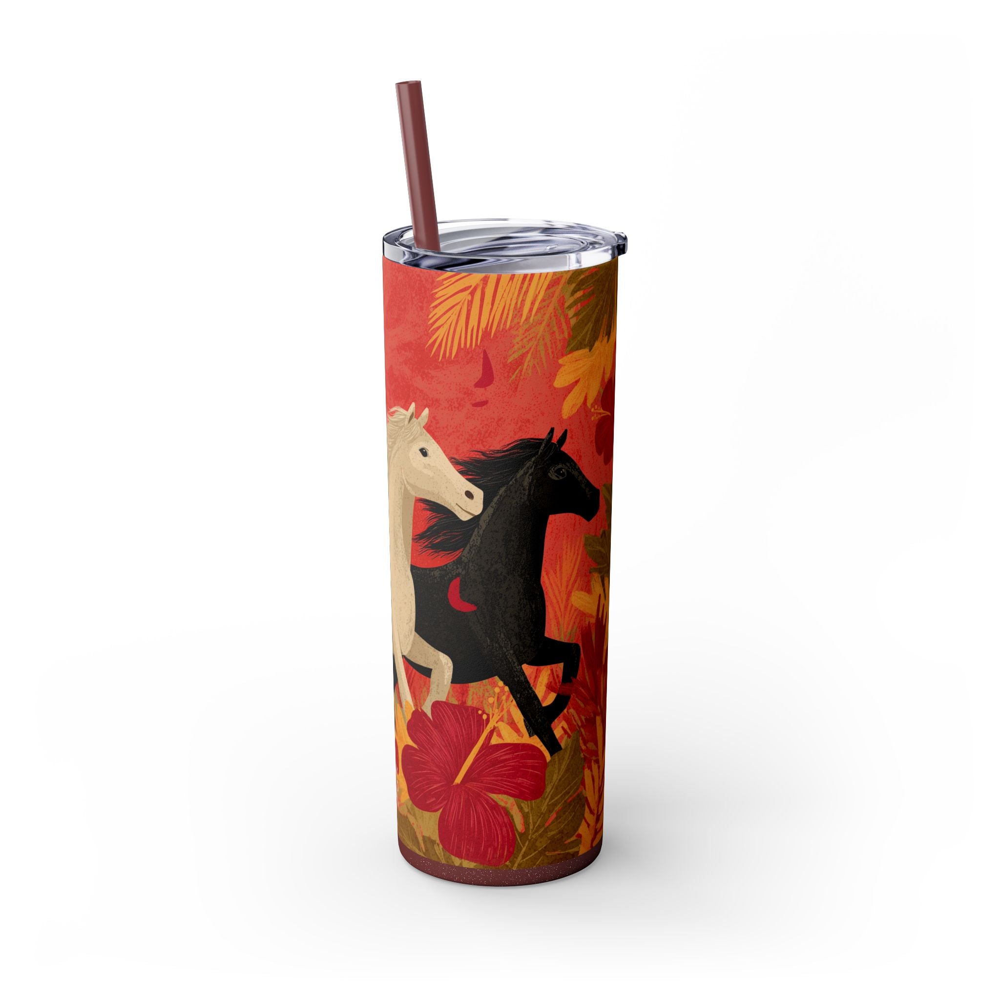 Forward in Flame Skinny Tumbler