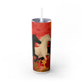 Load image into Gallery viewer, Forward in Flame Skinny Tumbler
