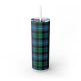 Load image into Gallery viewer, Let's Ride Plaid Skinny Tumbler
