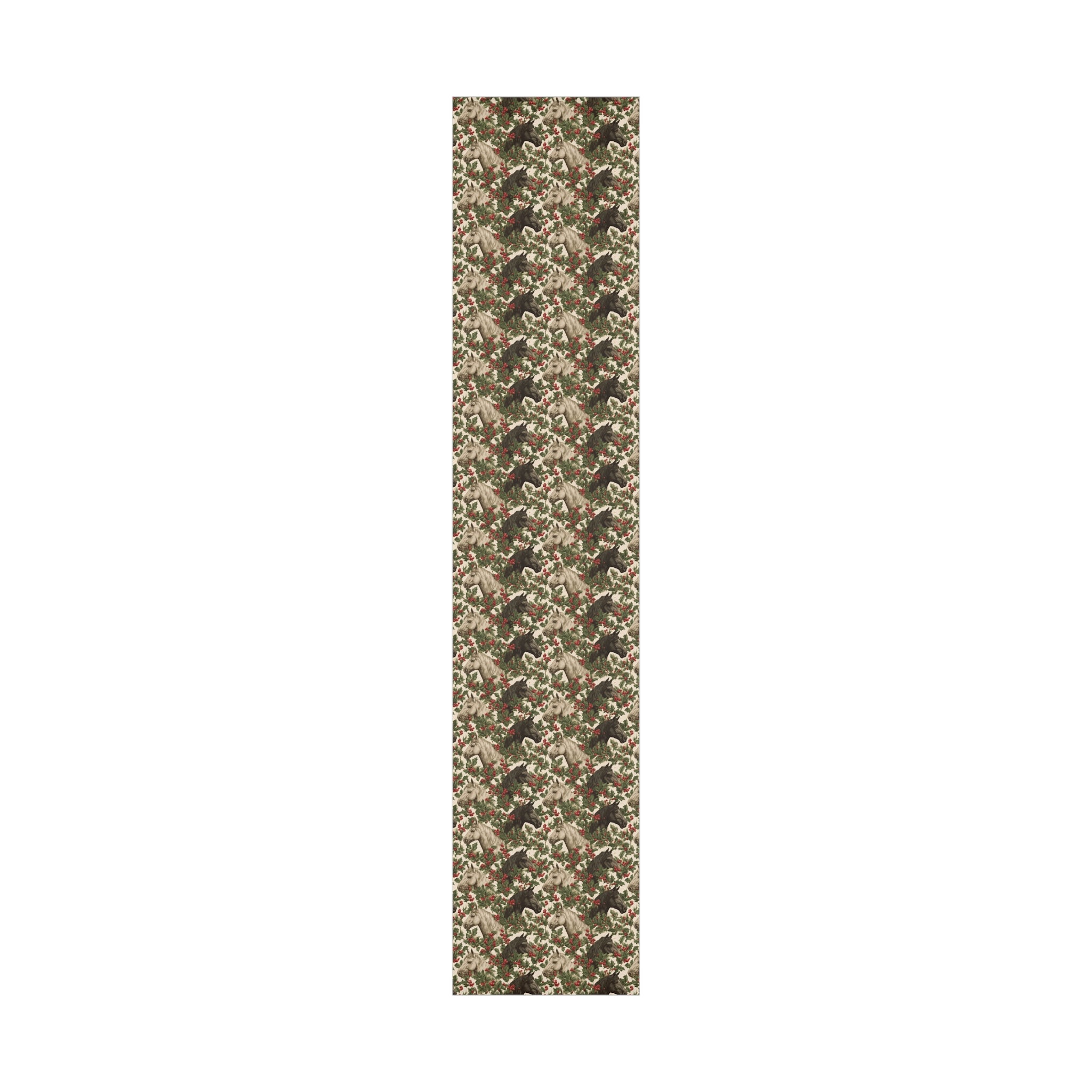 Holly and Horses Wrapping Paper