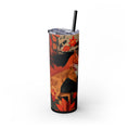 Load image into Gallery viewer, Crimson Gallop Skinny Tumbler
