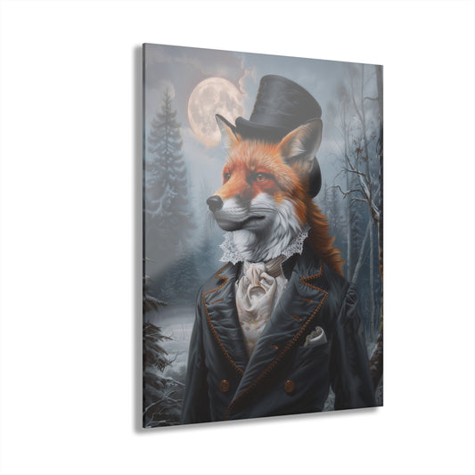 Moonlit Fox Acrylic Print