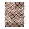 Load image into Gallery viewer, Plaid Beige Sherpa Fleece Blanket
