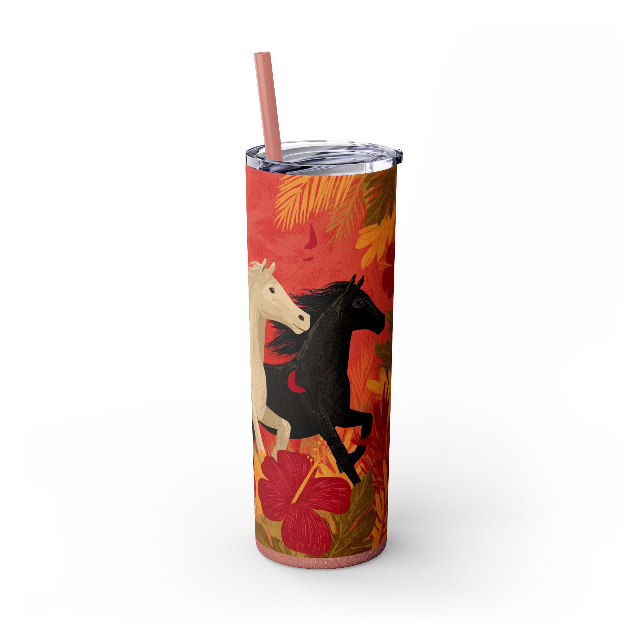 Forward in Flame Skinny Tumbler