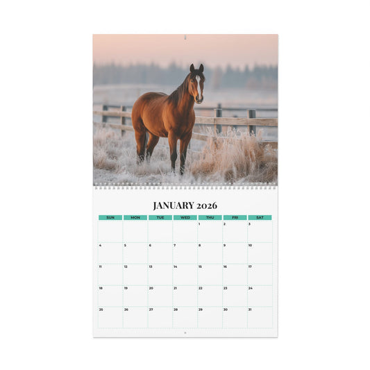 EQUUS 2026 Wall Calendar: Horses, Light, Landscape