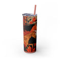 Load image into Gallery viewer, Crimson Gallop Skinny Tumbler
