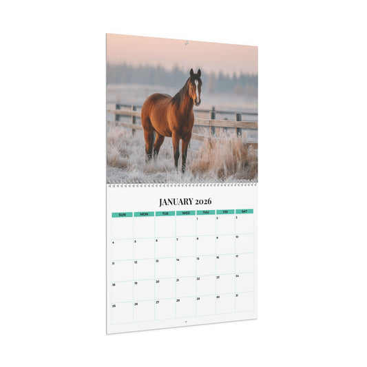 EQUUS 2026 Wall Calendar: Horses, Light, Landscape