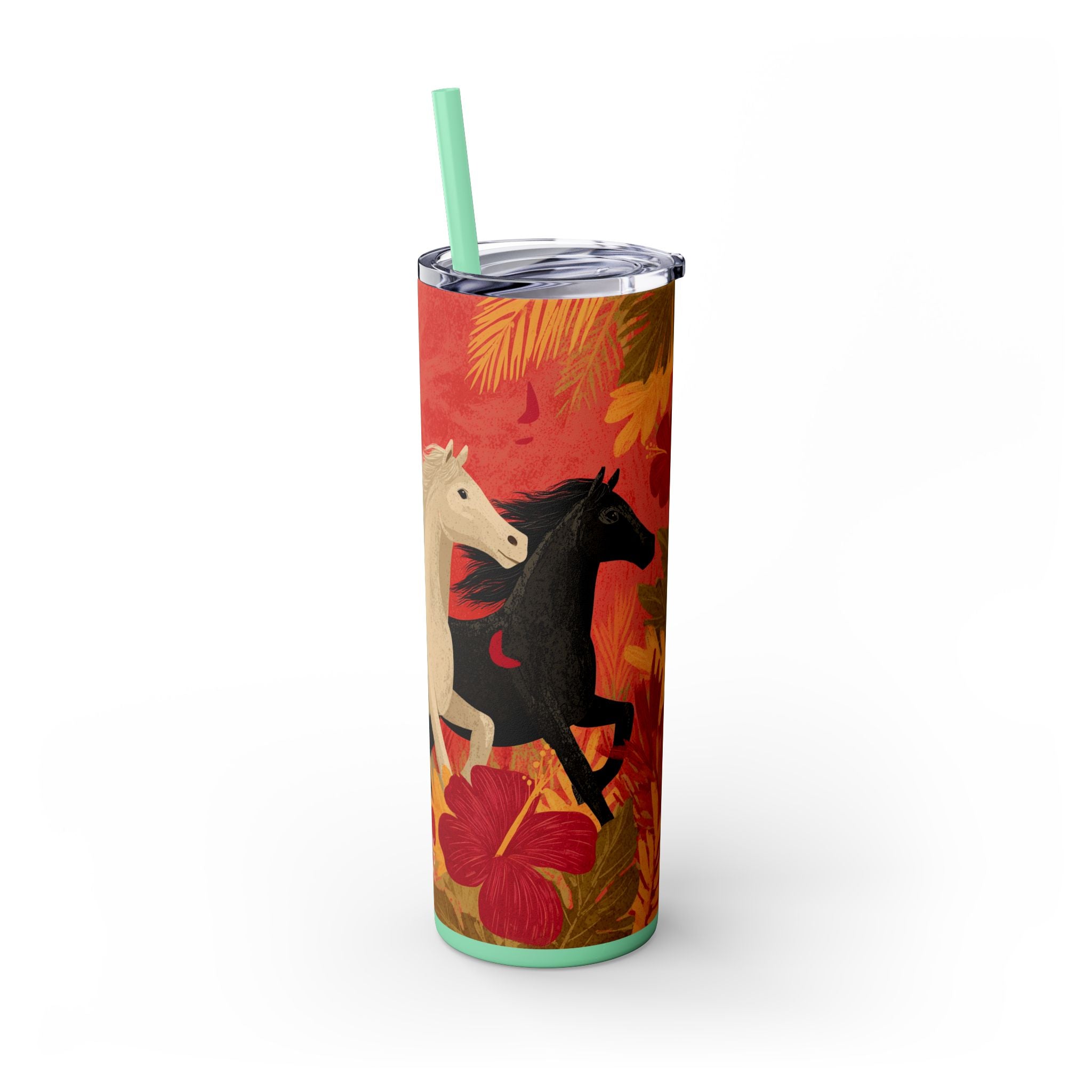 Forward in Flame Skinny Tumbler