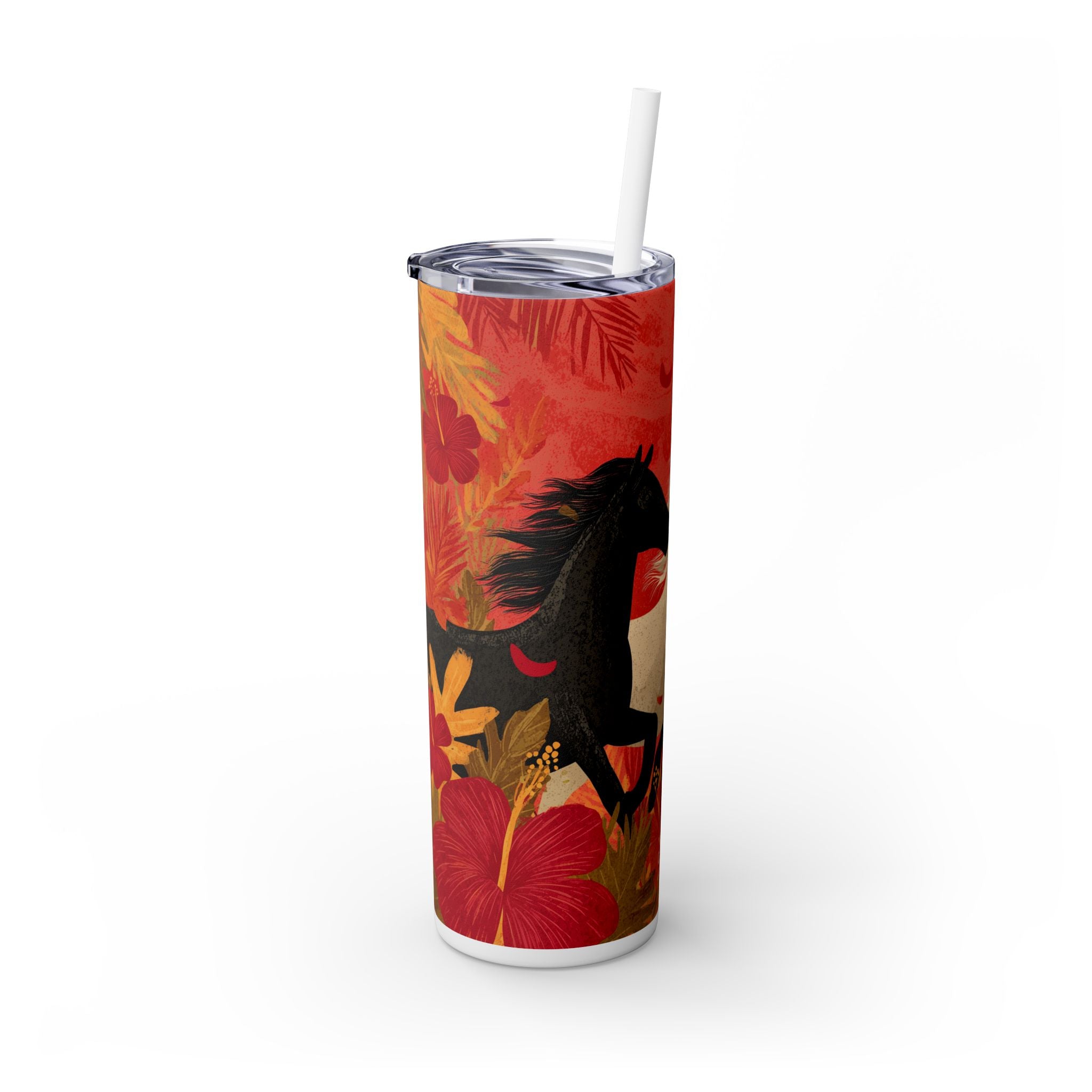 Forward in Flame Skinny Tumbler