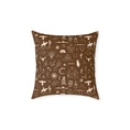 Load image into Gallery viewer, Western Horse Doodle Canvas Pillow

