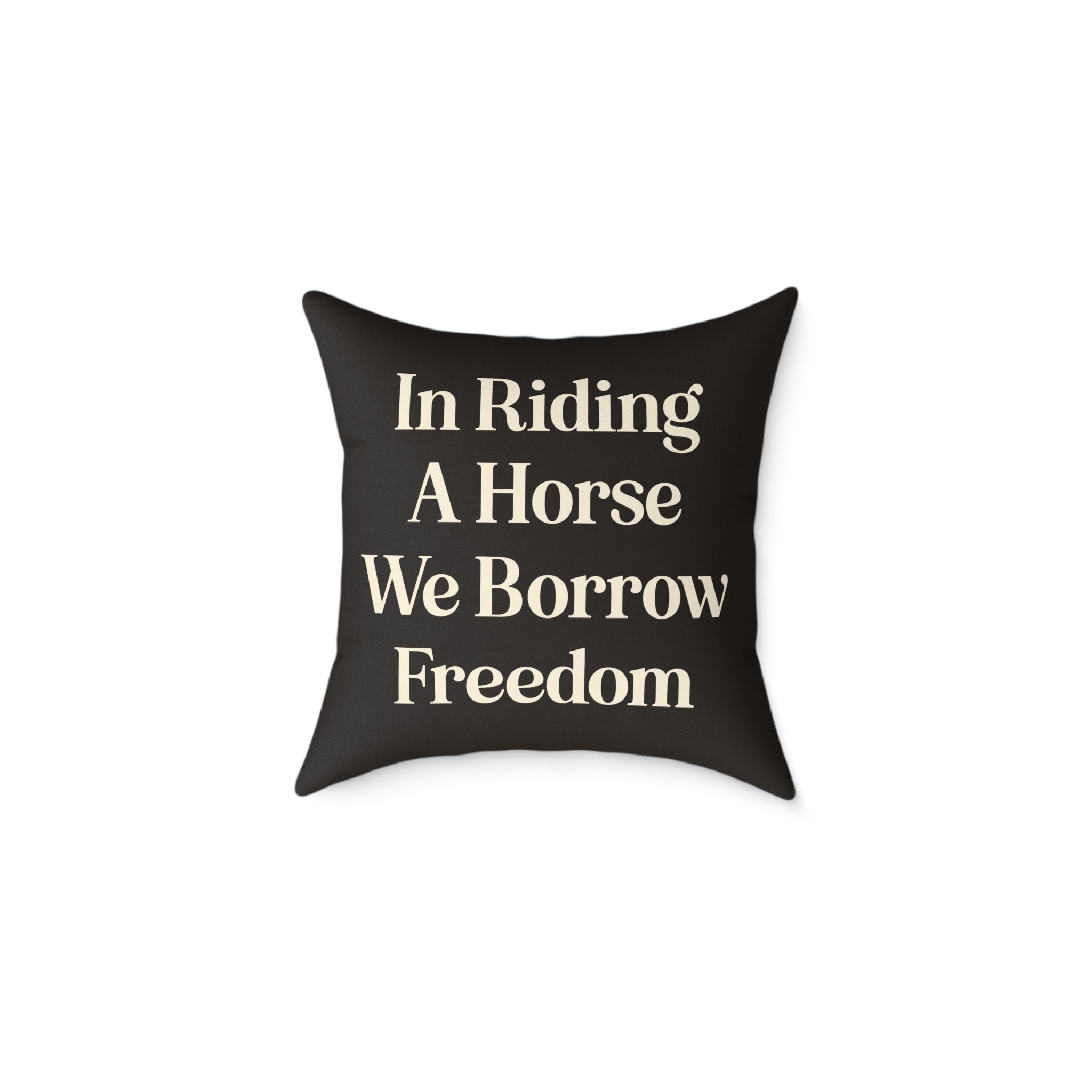 Gallop Into Freedom Canvas Pillow