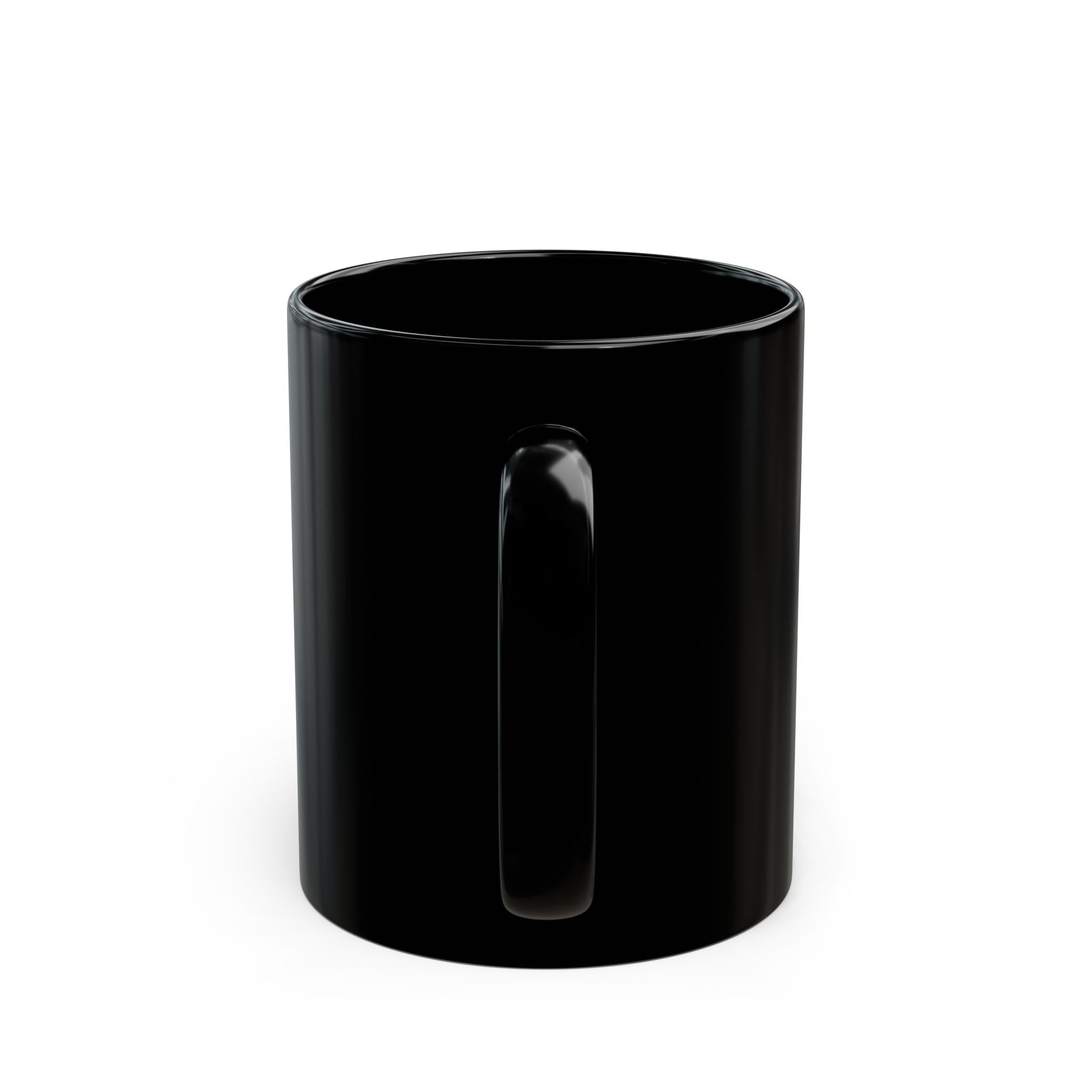 Riding Instructor Black Ceramic Mug
