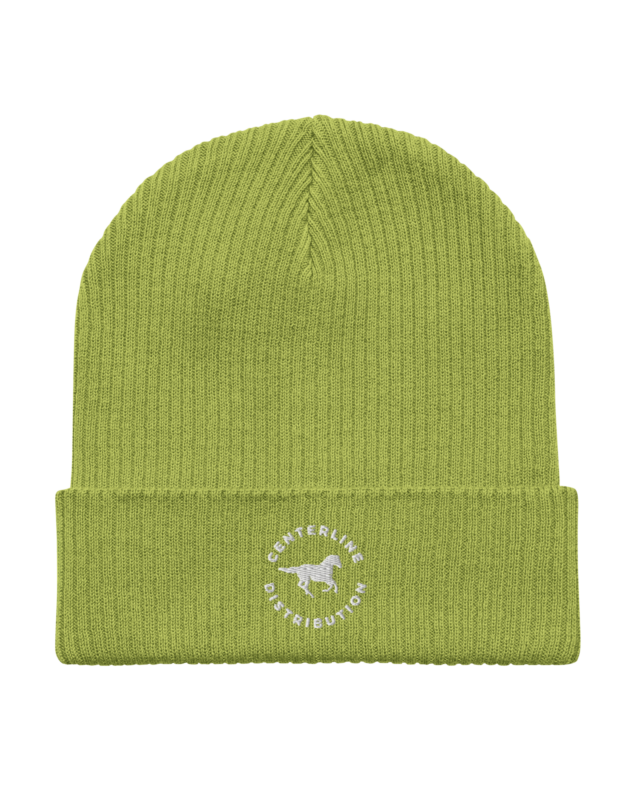 CD Horse Badge Ribbed Beanie