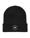 CD Horse Badge Ribbed Beanie