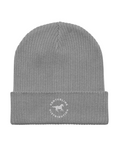 Load image into Gallery viewer, CD Horse Badge Ribbed Beanie
