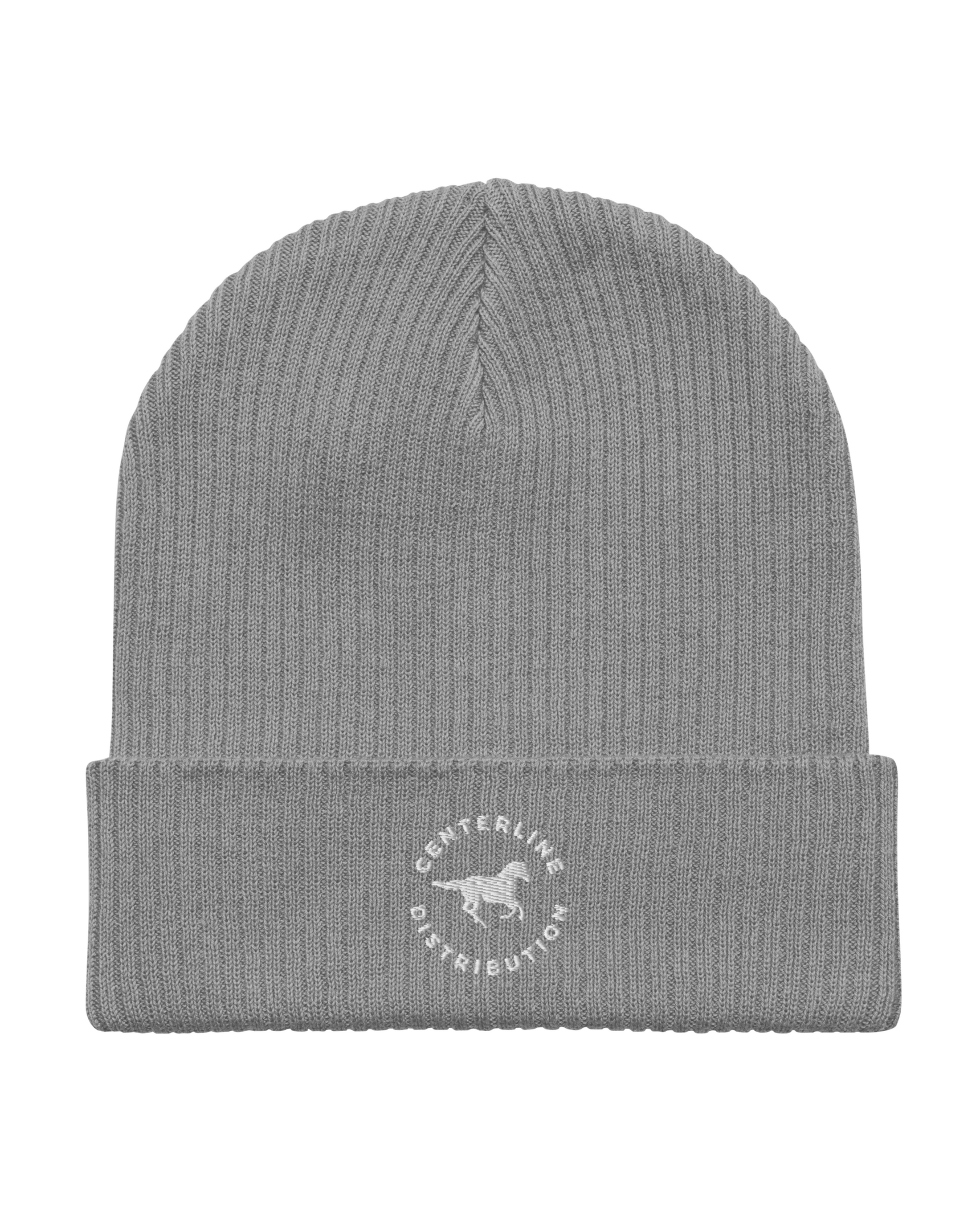 CD Horse Badge Ribbed Beanie